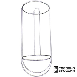 Корзина для кранца 130x330 мм нерж сталь (020314T)